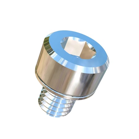 Allied Titanium M5-0.80 Socket Head Cap Screw, Socket, Plain Titanium, 6 mm Length 0090302